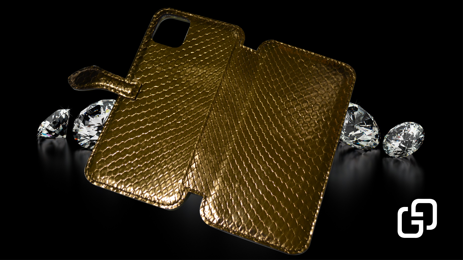 Case (чехол) GG® Для iPhone Xs/11/12 Pro Bronza Piton) 2020 натуральная кожа питона